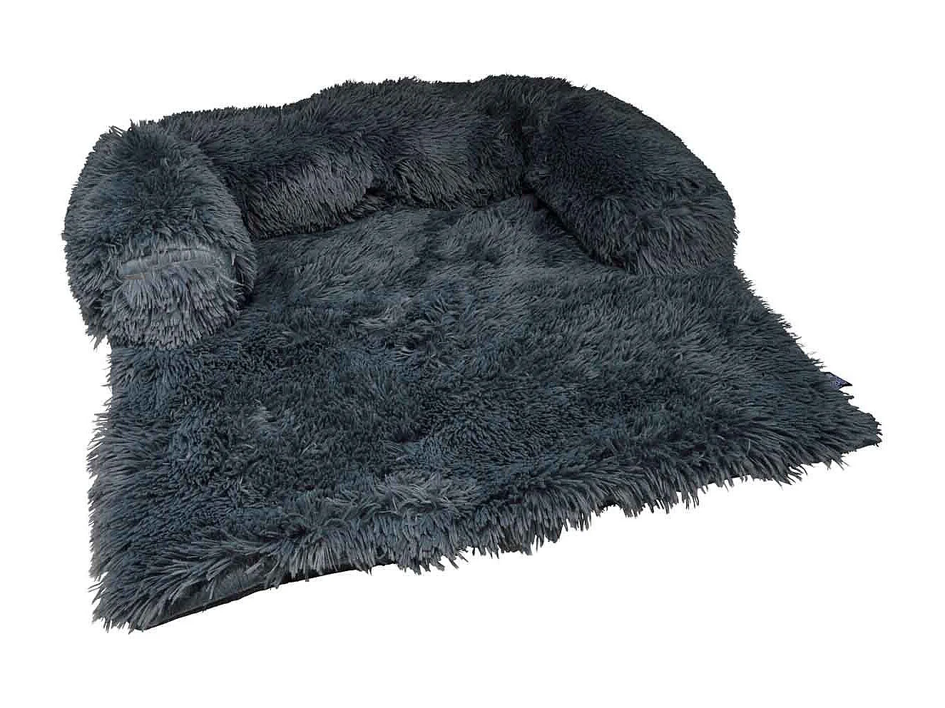Protège Canapé & Traversin "Fluffy" 120cm Anthracite
