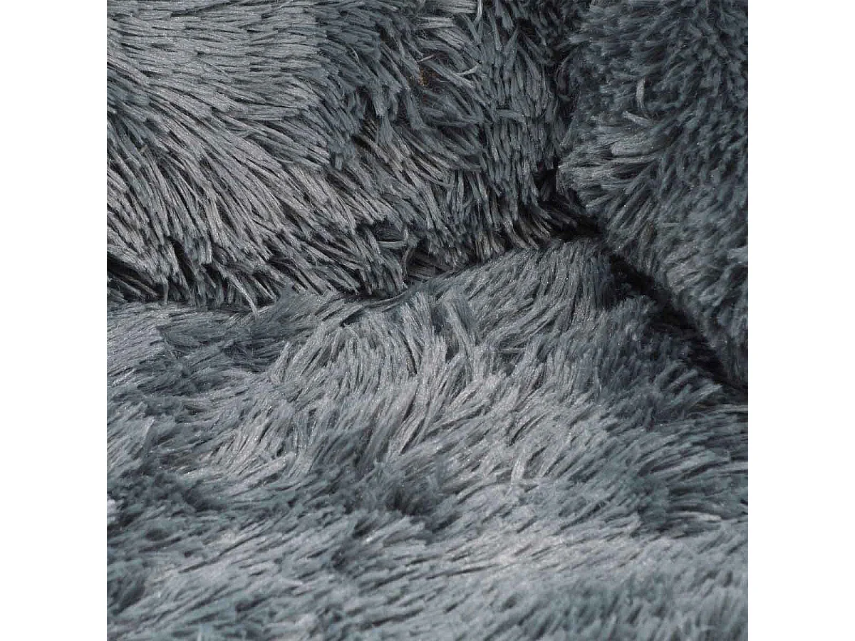 Protège Canapé & Traversin "Fluffy" 120cm Anthracite