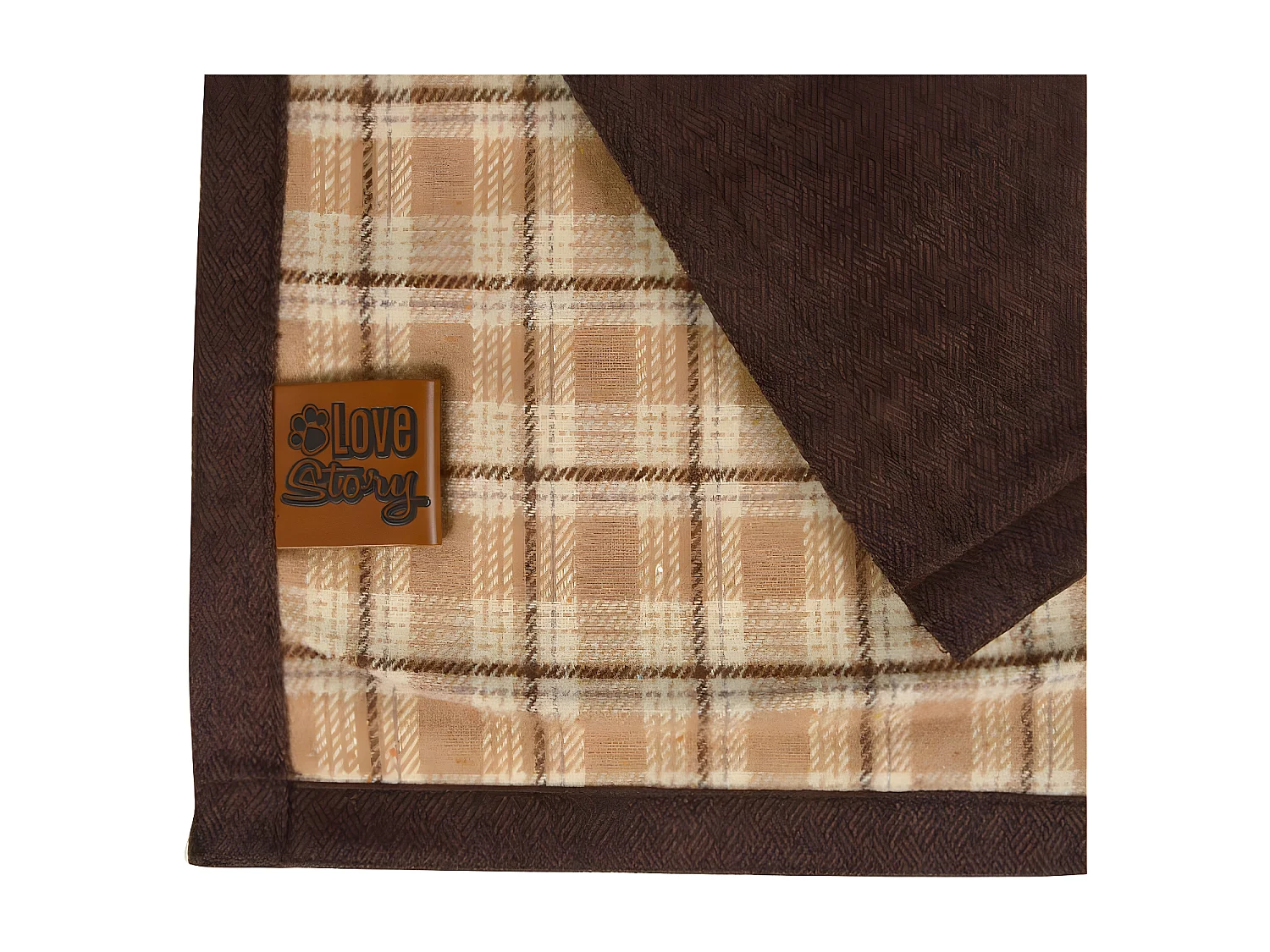 Plaid pour Chien & Chat "Héritage" 70x100cm Noisette