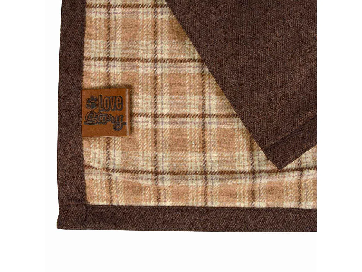 Plaid pour Chien & Chat "Héritage" 70x100cm Noisette