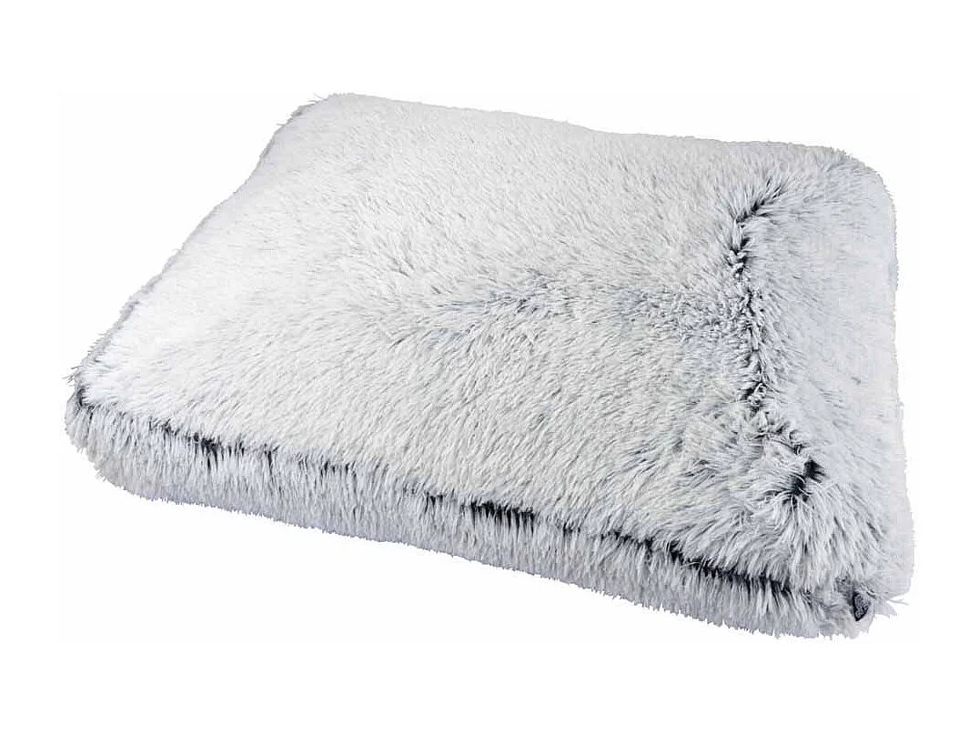 Coussin pour Chien & Chat "Fluffy" 80cm Blanc Chiné