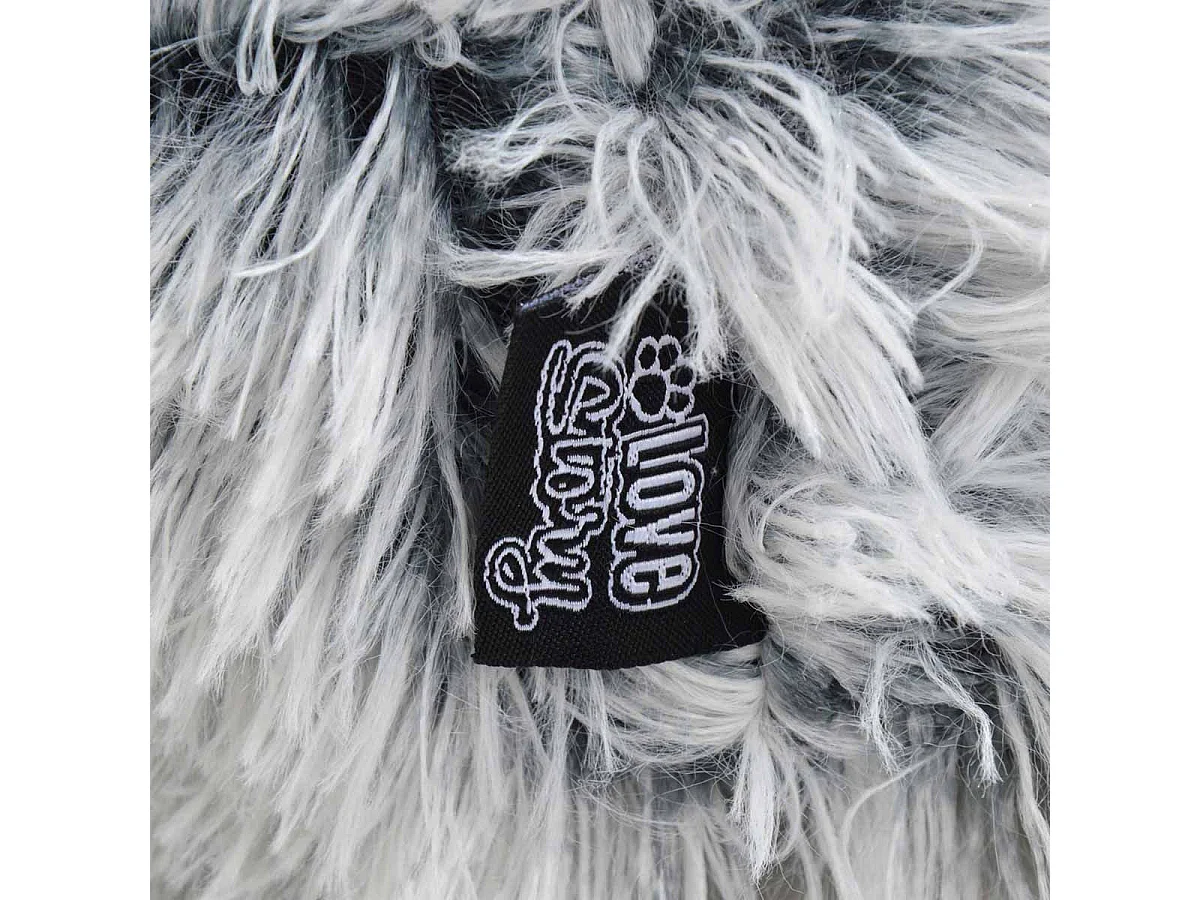 Coussin pour Chien & Chat "Fluffy" 80cm Blanc Chiné