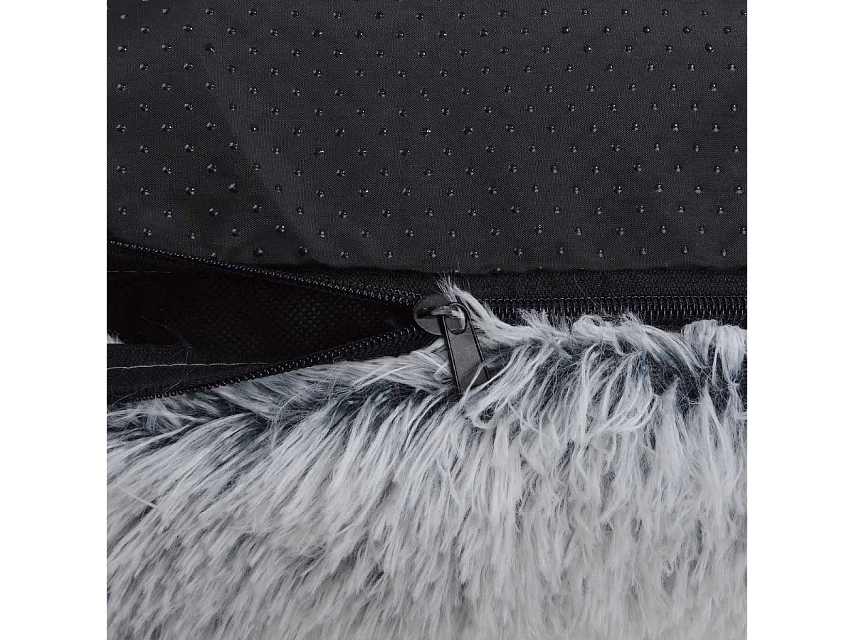 Coussin pour Chien & Chat "Fluffy" 80cm Blanc Chiné