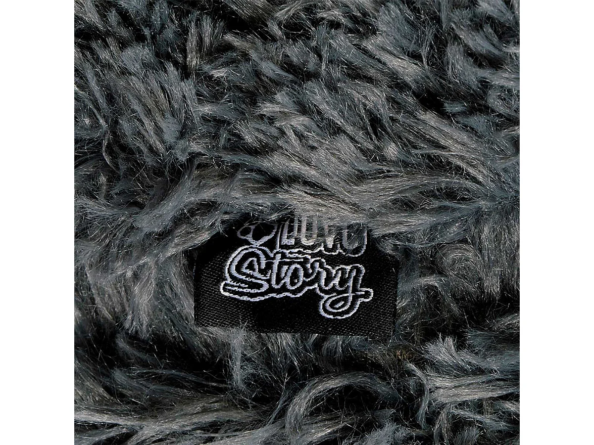 Coussin pour Chien & Chat "Fluffy" 77cm Anthracite
