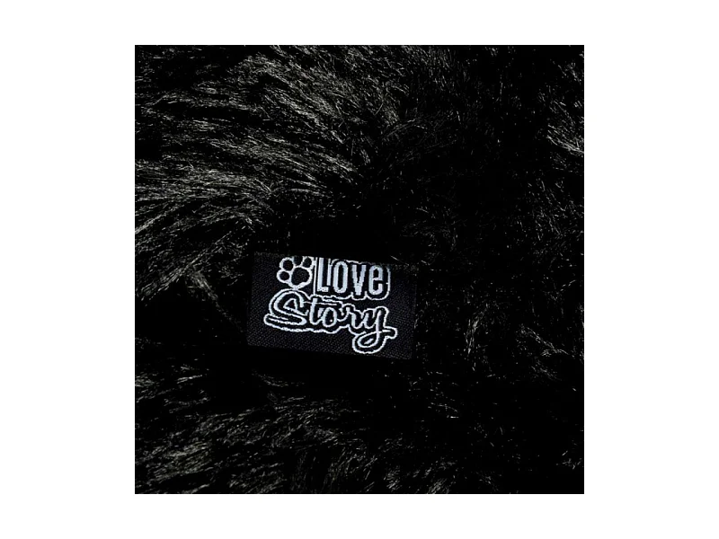 Coussin pour Chien & Chat "Fluffy" 107cm Noir