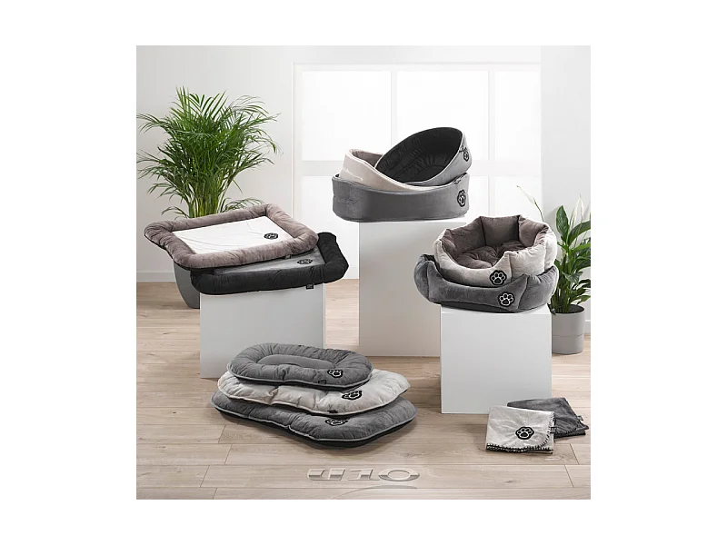 Coussin pour Chien & Chat "Patchy" 117cm Gris