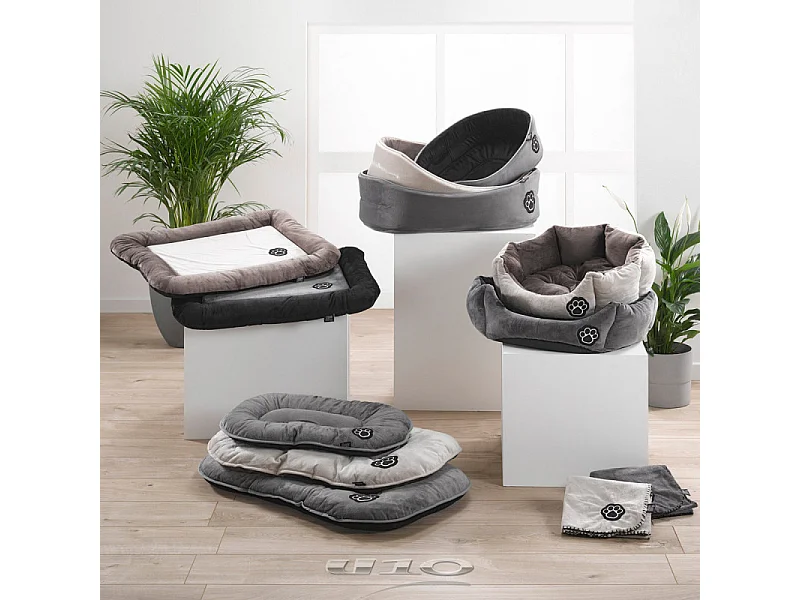 Coussin pour Chien & Chat "Patchy" 117cm Gris