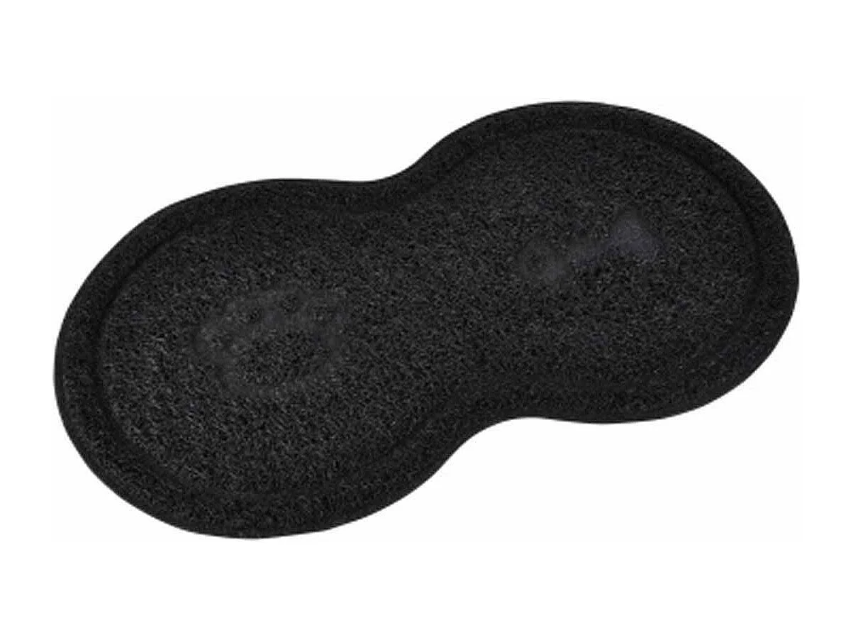 Tapis Repas pour Chien & Chat "Double" 46cm Noir