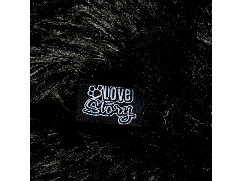 Coussin pour Chien & Chat "Fluffy" 77cm Noir