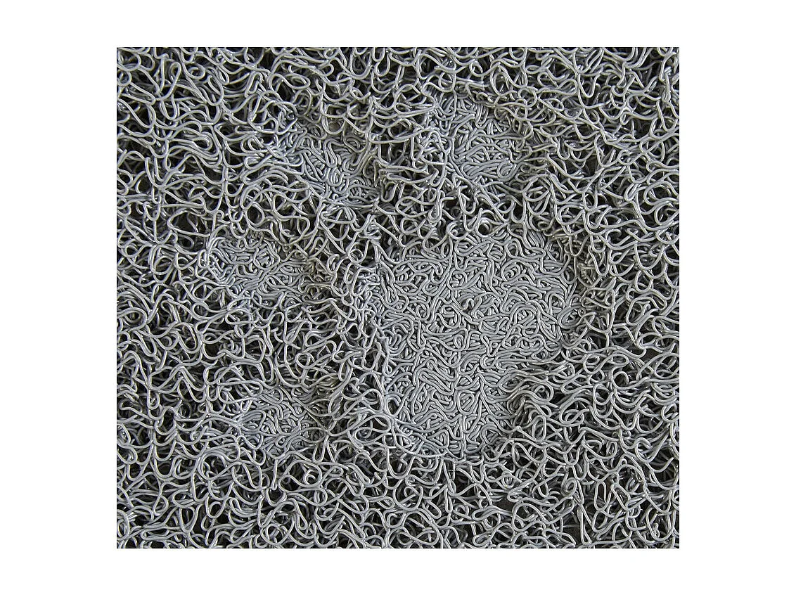 Tapis Repas pour Chien & Chat Déco "Pattes" 40cm Gris