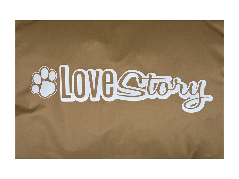 Coussin pour Chien "Forme Os Good Dog" 100cm Taupe