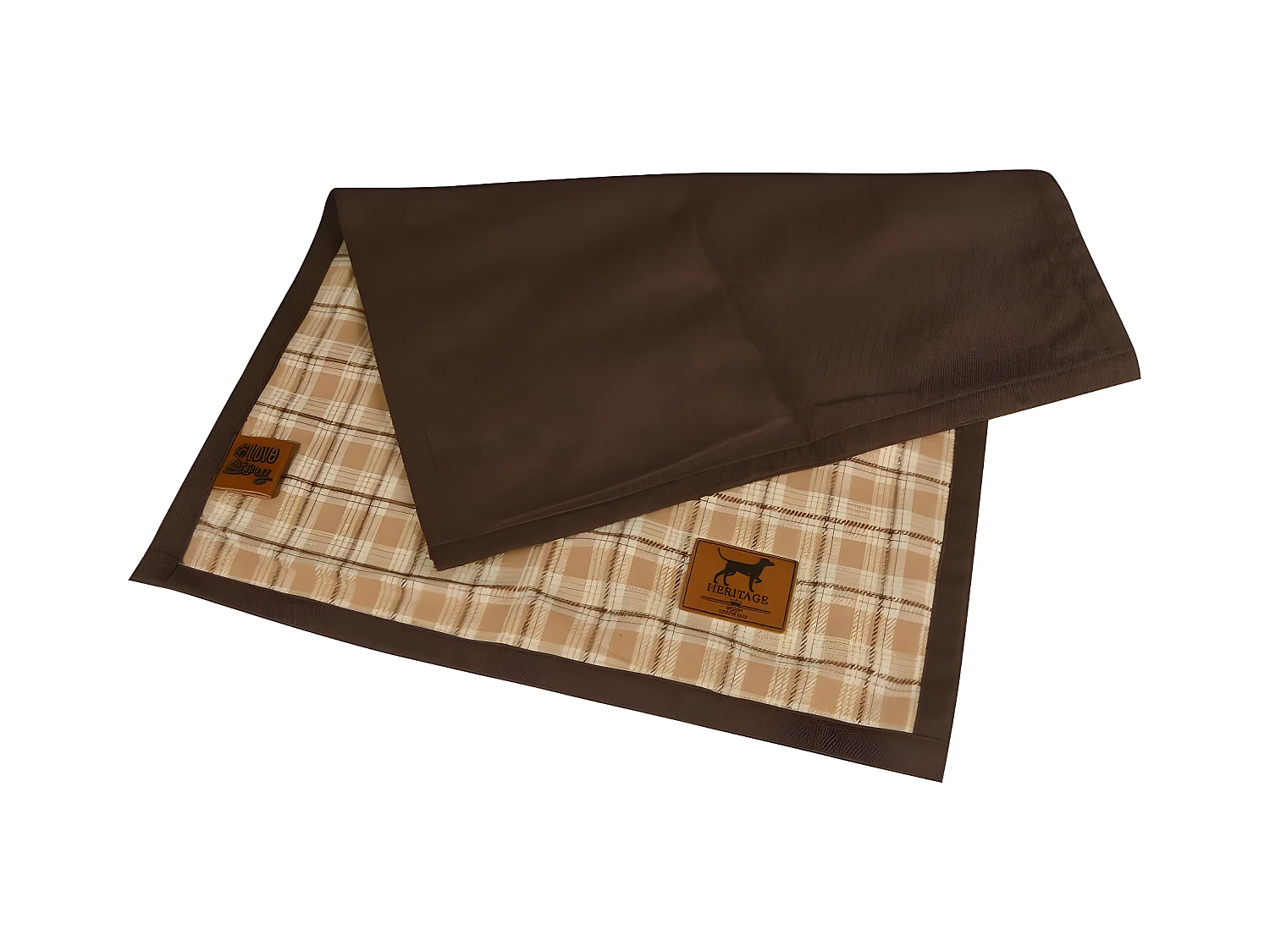 Plaid pour Chien & Chat "Héritage" 50x70cm Noisette