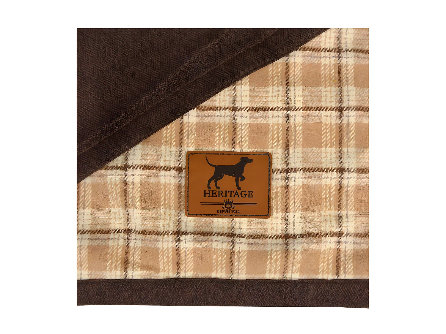 Plaid pour Chien & Chat "Héritage" 50x70cm Noisette