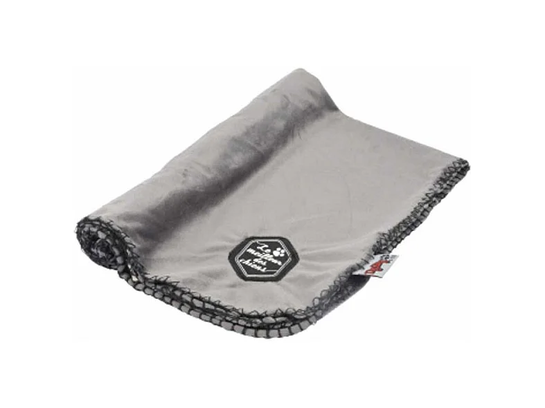 Plaid Polaire pour Chien "Patchy" 100cm Gris