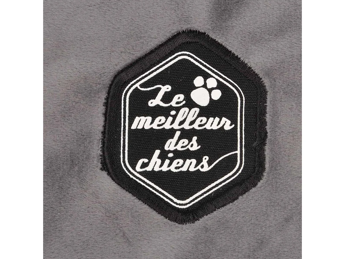 Plaid Polaire pour Chien "Patchy" 100cm Gris