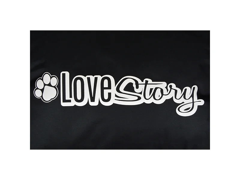 Coussin pour Chien "Forme Os Good Dog" 100cm Noir