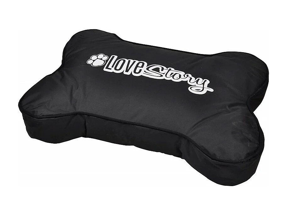 Coussin pour Chien "Forme Os Good Dog" 100cm Noir