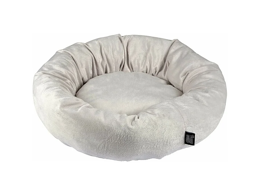Coussin Rond pour Chat "Sweet Cat" 50cm Écru