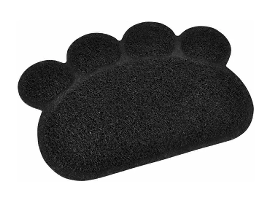 Tapis Repas pour Chien & Chat "Pattes" 40cm Noir