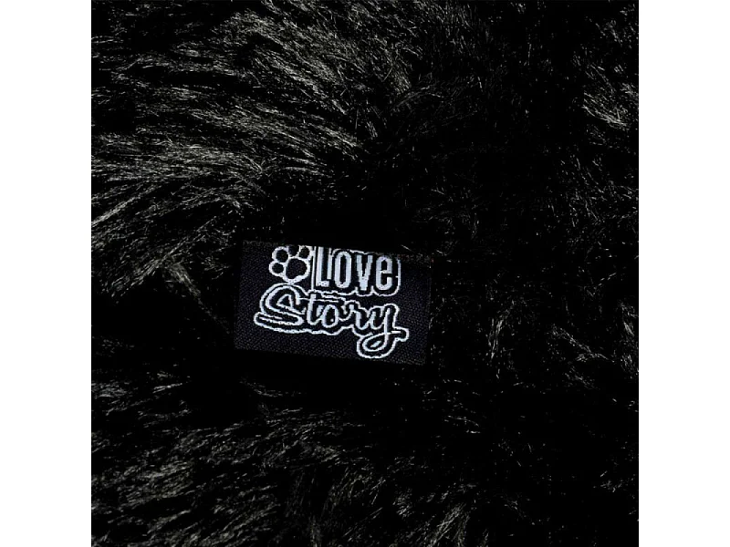 Coussin pour Chien & Chat "Fluffy" 80cm Noir