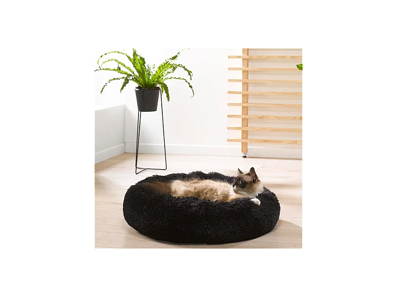 Coussin pour Chien & Chat "Fluffy" 95cm Anthracite