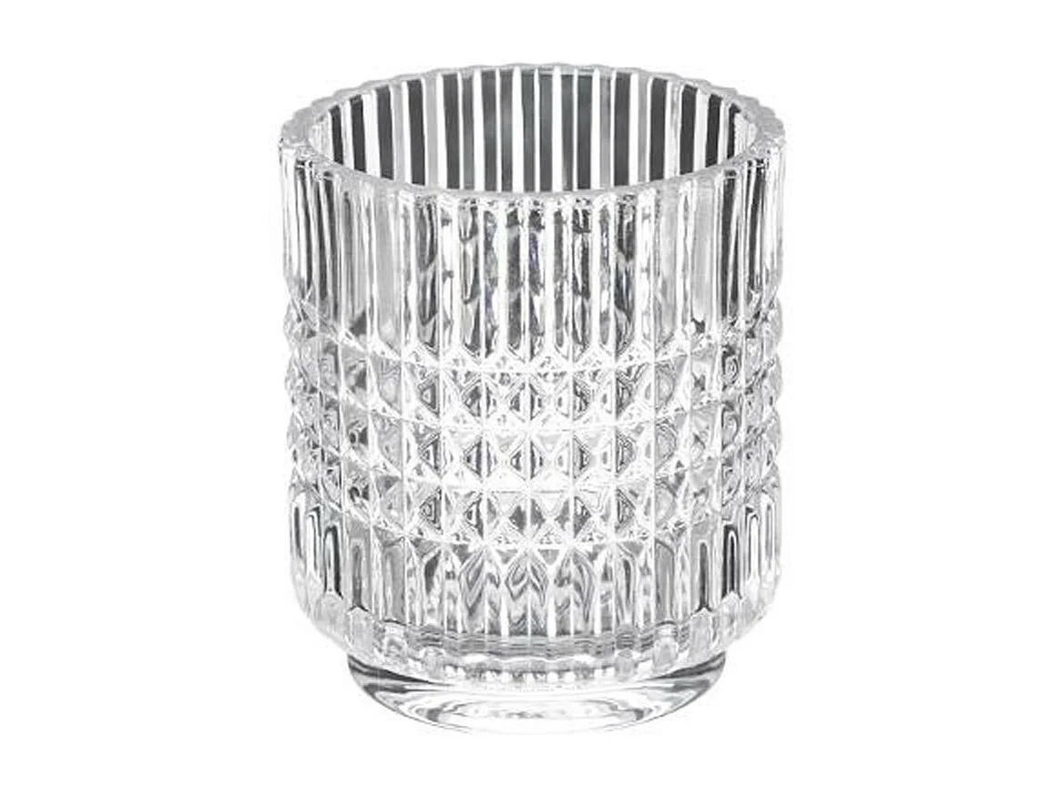 Gobelet Salle de Bain "Precious" 8cm Transparent