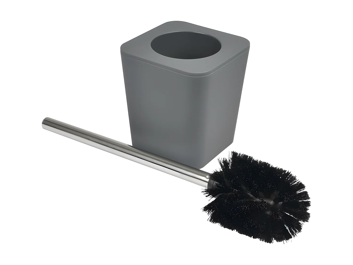 Brosse WC Soft Touch "Vitamine" 39cm Anthracite