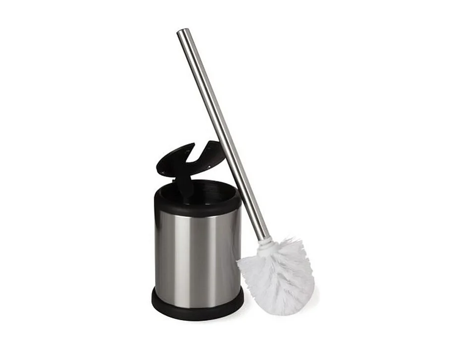 Brosse WC à Clapet "Stan" 39cm Argent