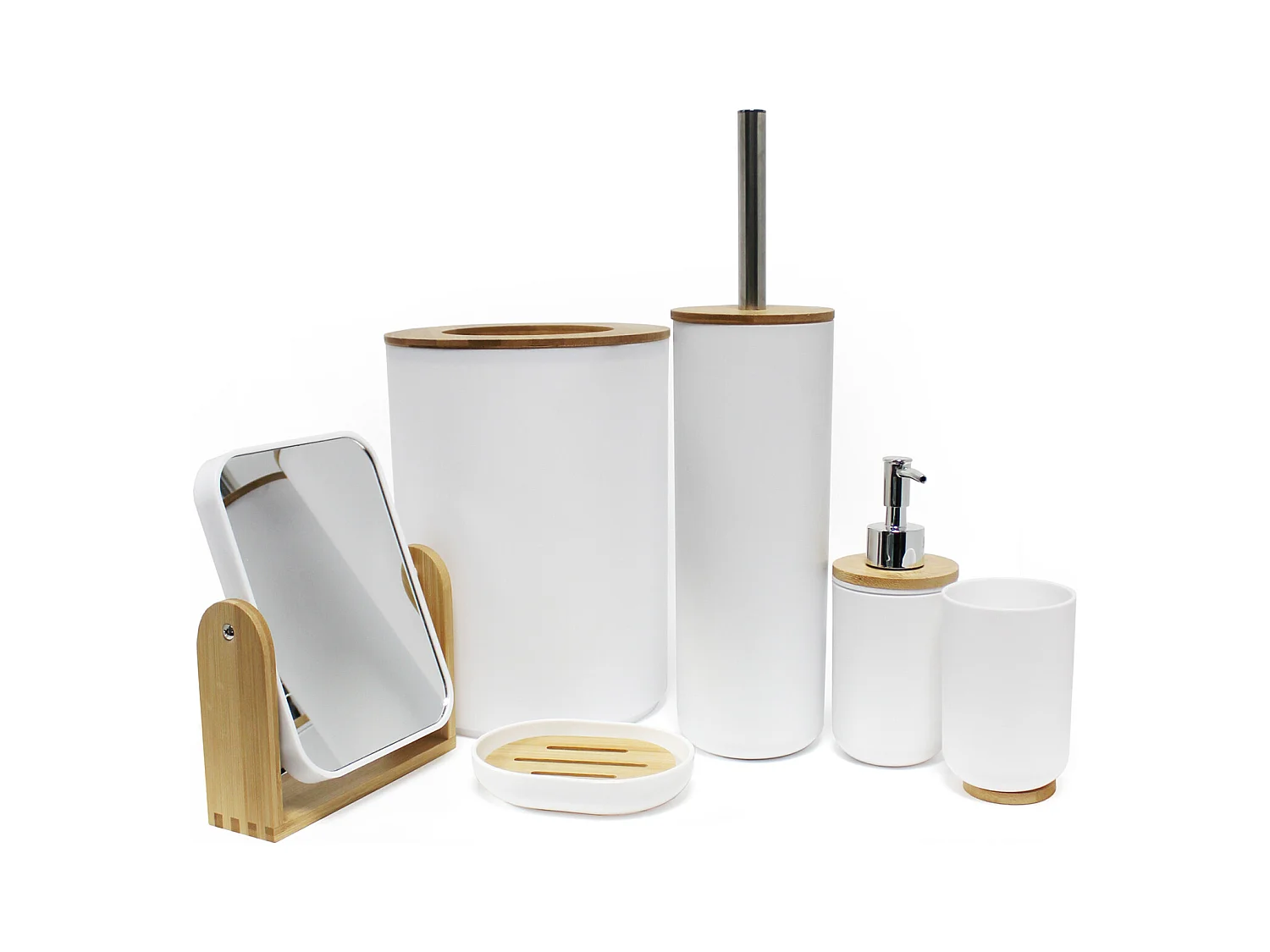 WC-Bürste aus Bambus 9 x 37 cm