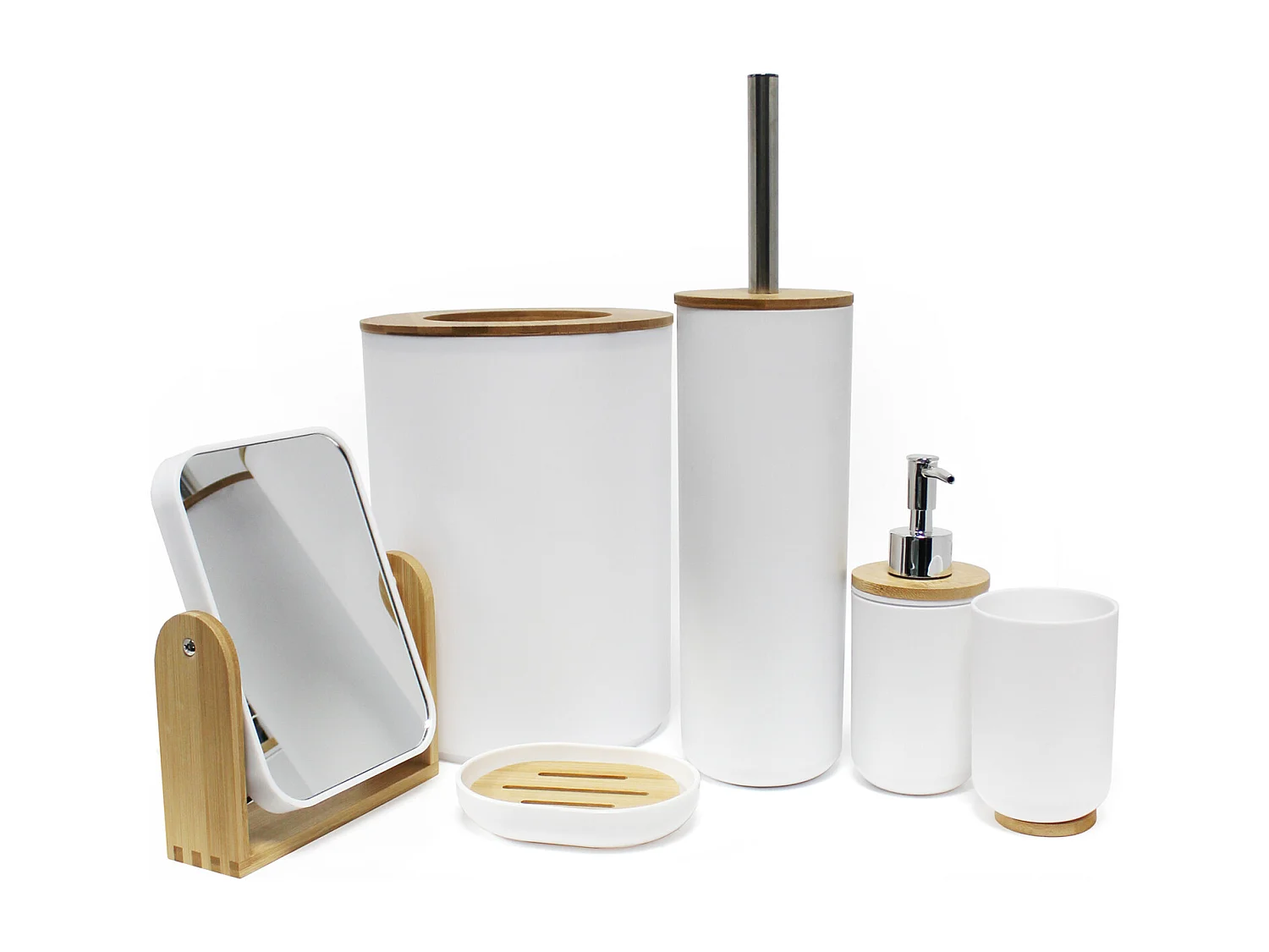 Brosse WC Design "Smart" 37cm Blanc