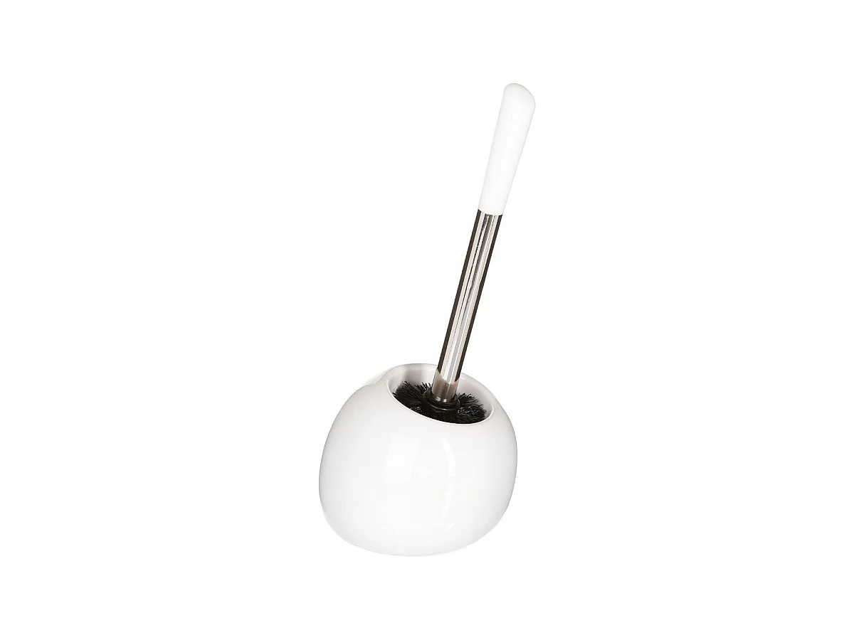 Brosse WC en Céramique "Sun" 36cm Blanc