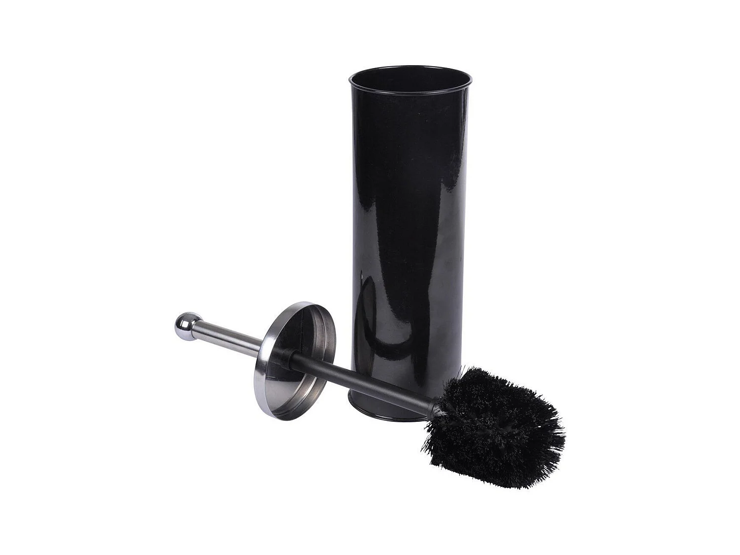 Brosse WC en Métal "Vitamine II" 37cm Noir