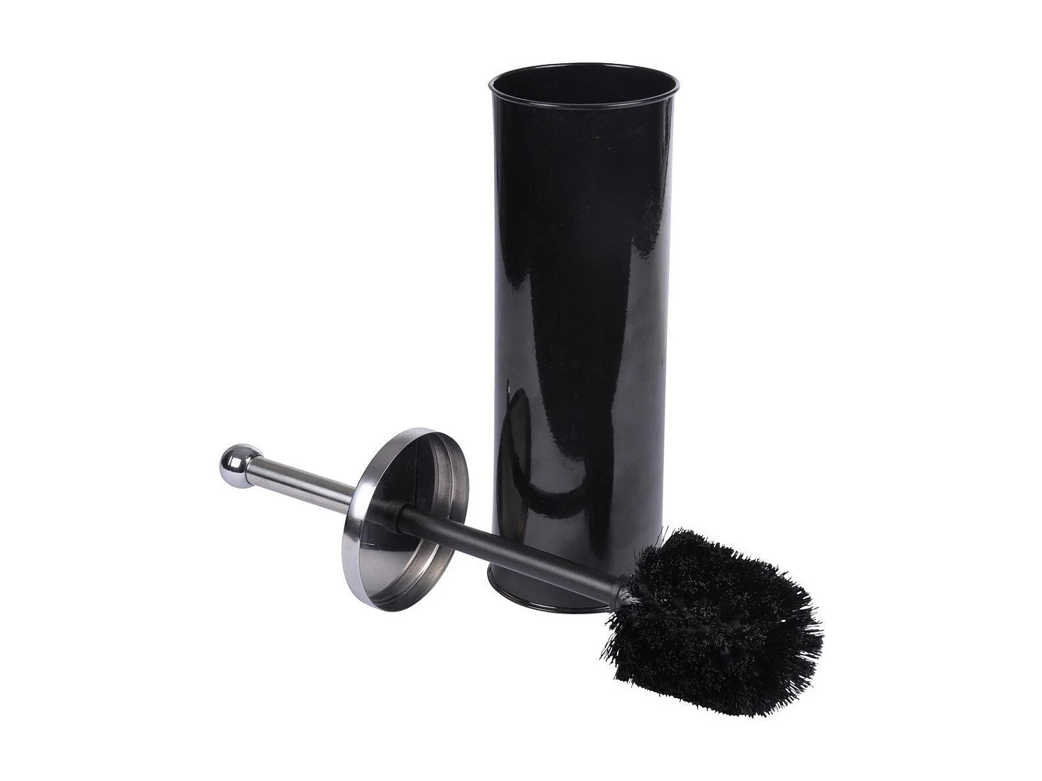 Brosse WC en Métal "Vitamine II" 37cm Noir