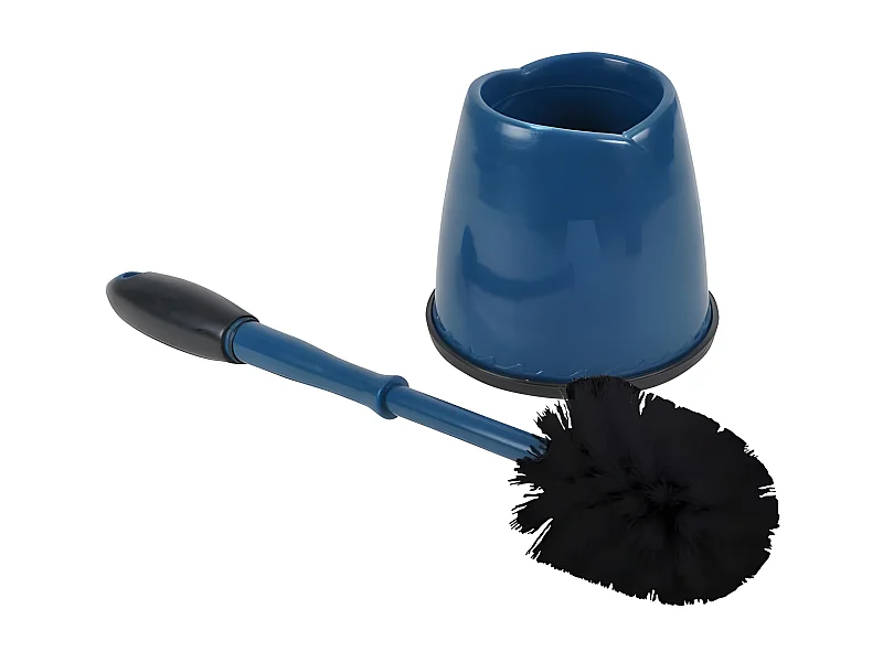 Brosse WC "Bicolore" Anthracite & Bleu Paon