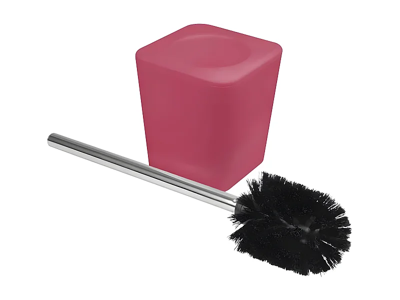 Brosse WC Soft Touch "Vitamine" 38cm Framboise