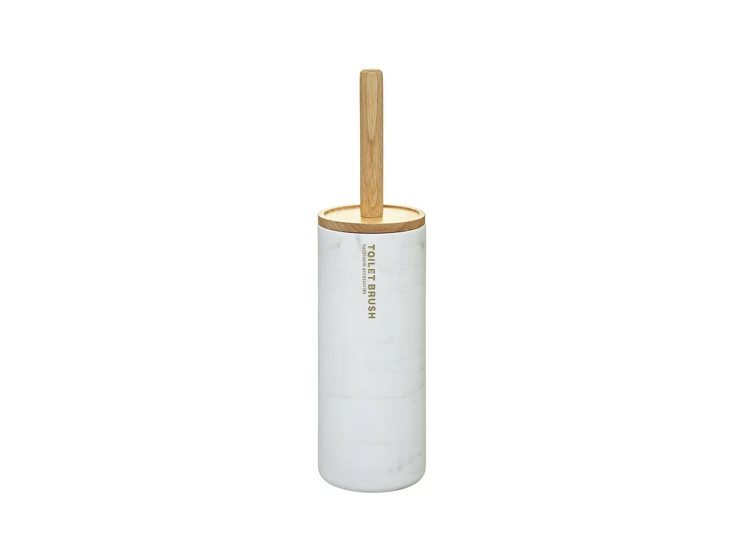 Brosse WC en Bambou "Léa" 38cm Blanc