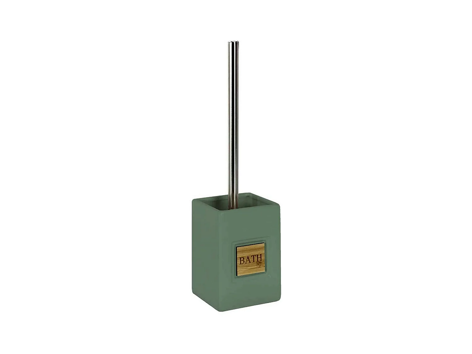 Brosse WC Vintage "Cerawood" 36cm Kaki