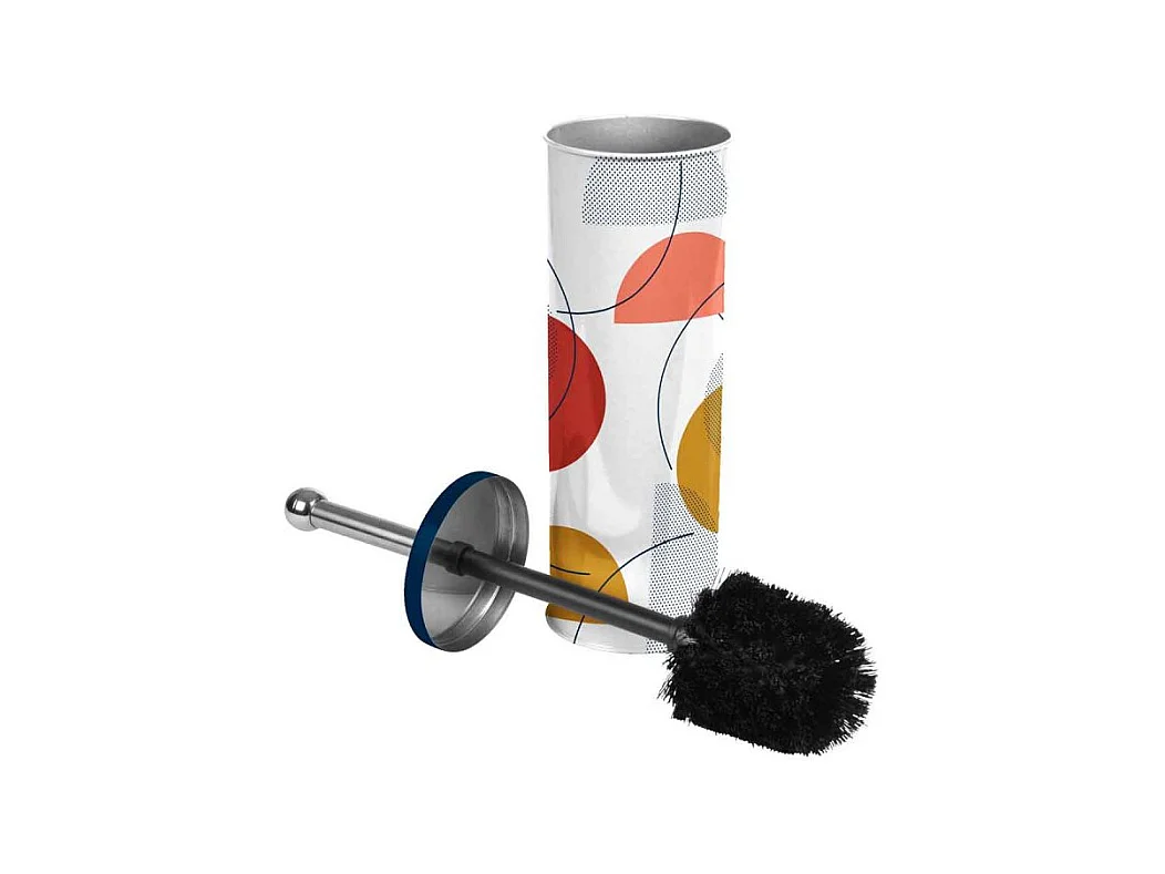 Brosse WC Imprimée "Color Pop" 37cm Bleu