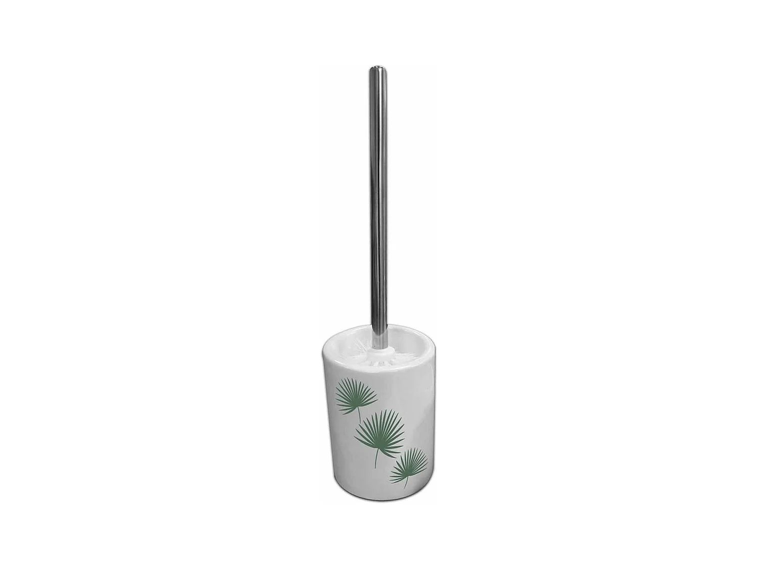 Brosse WC en Céramique "Jungly" 37cm Blanc