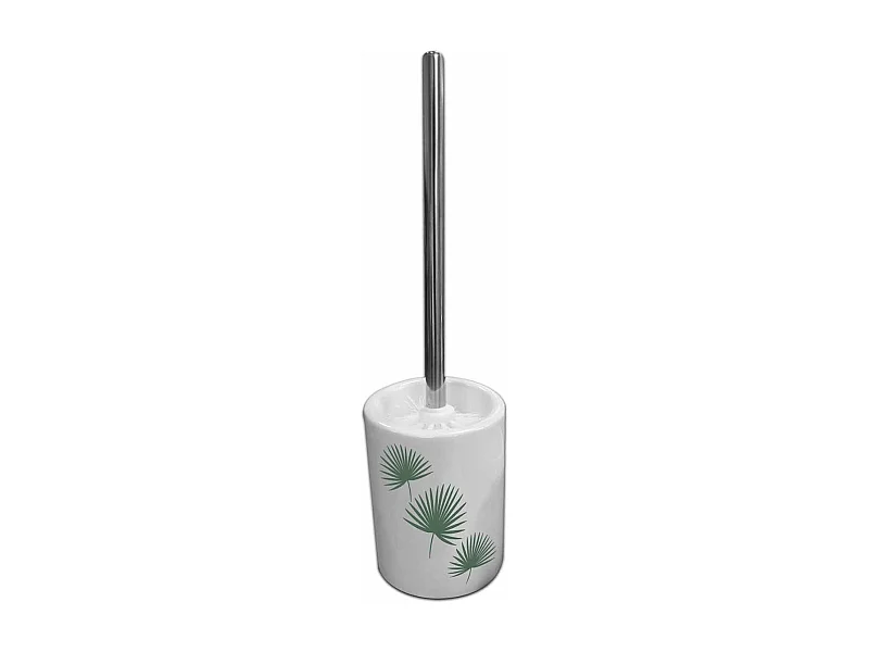 Brosse WC en Céramique "Jungly" 37cm Blanc