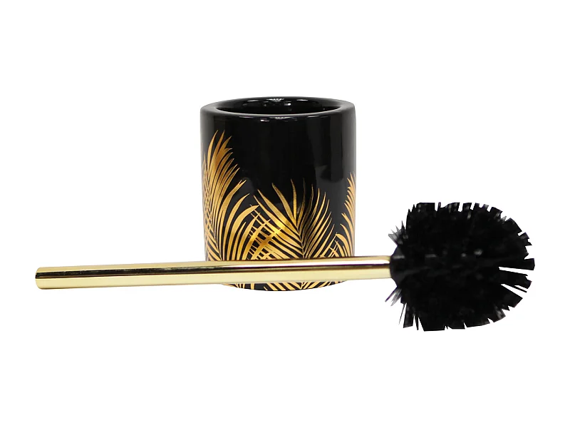 Brosse WC Imprimée "Orbella" 40cm Noir