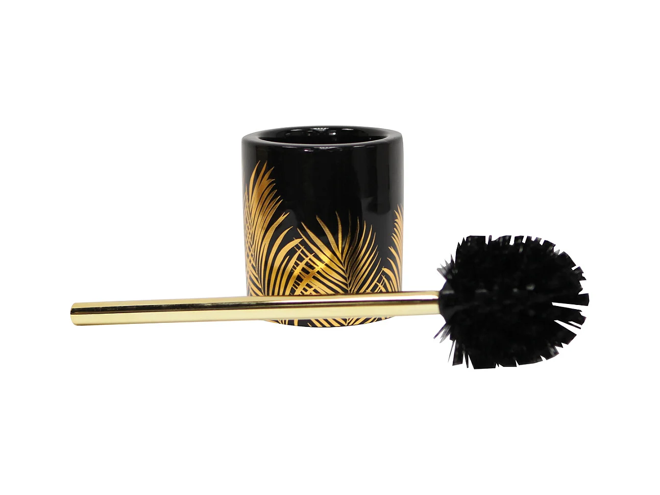 Brosse WC Imprimée "Orbella" 40cm Noir