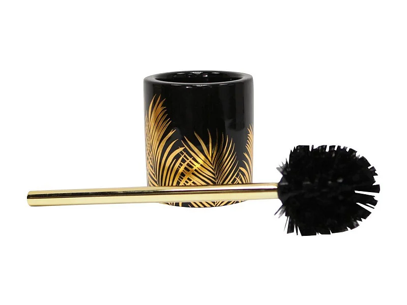 Brosse WC Imprimée "Orbella" 40cm Noir