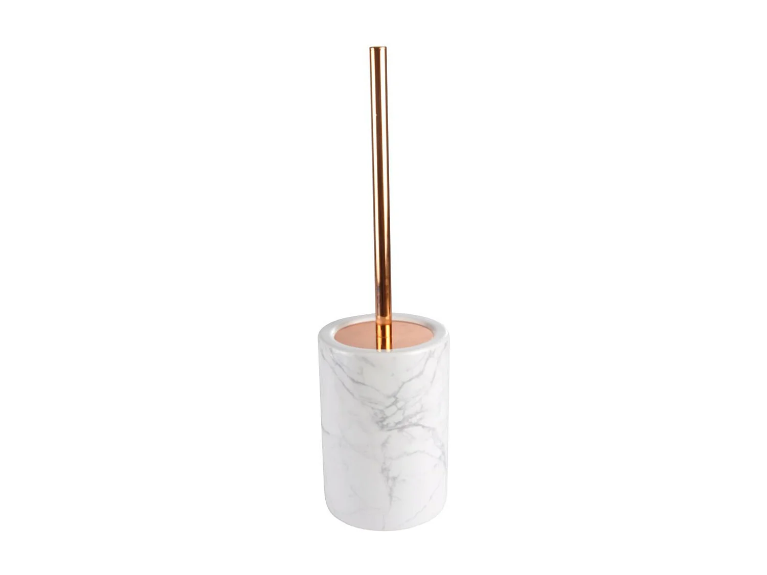 Brosse WC "Marbre" 42,5cm Blanc