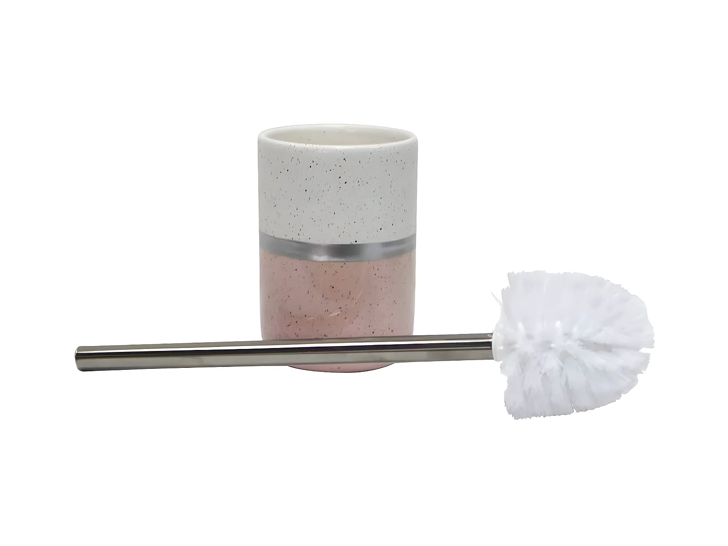 Brosse WC Design "Skyline" 38cm Rose