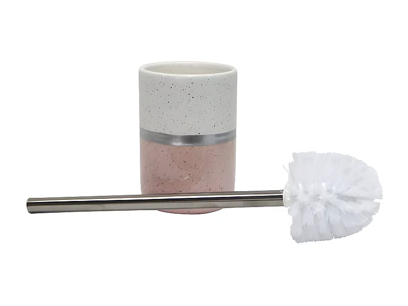 Brosse WC Design "Skyline" 38cm Rose