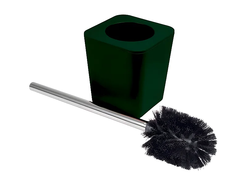 Brosse WC Soft Touch "Vitamine" 38cm Kaki