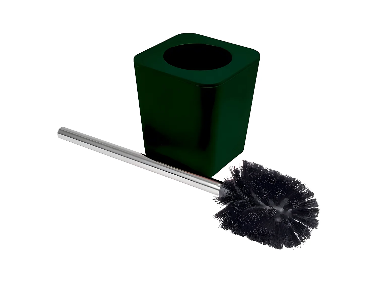 Brosse WC Soft Touch "Vitamine" 38cm Kaki