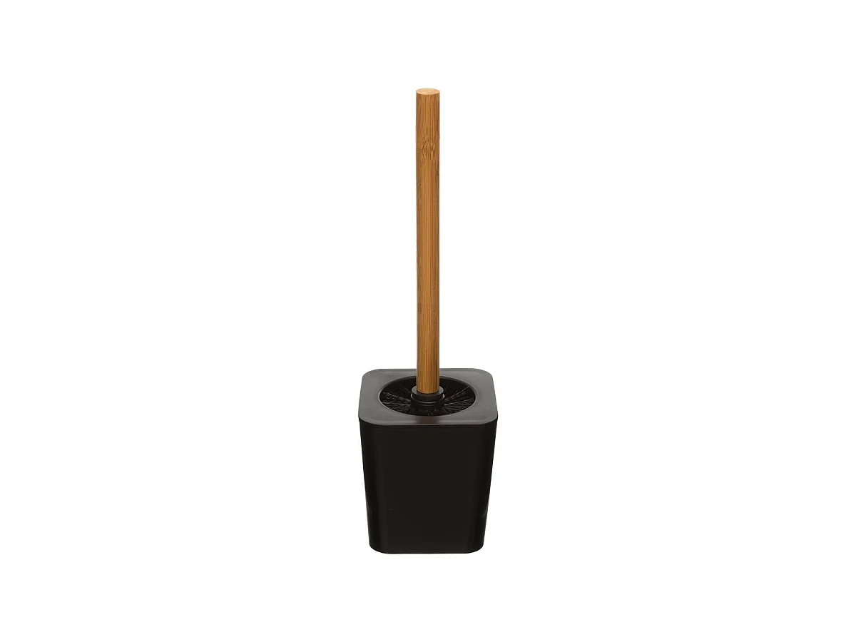 Brosse WC "Bambou Noir" 38cm Noir