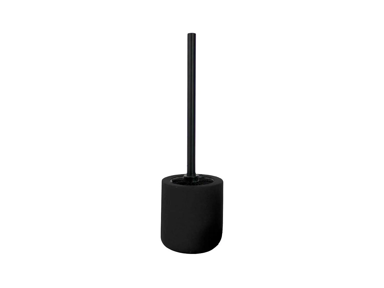 Brosse WC Unie Soft Touch "Mambo" 38cm Noir